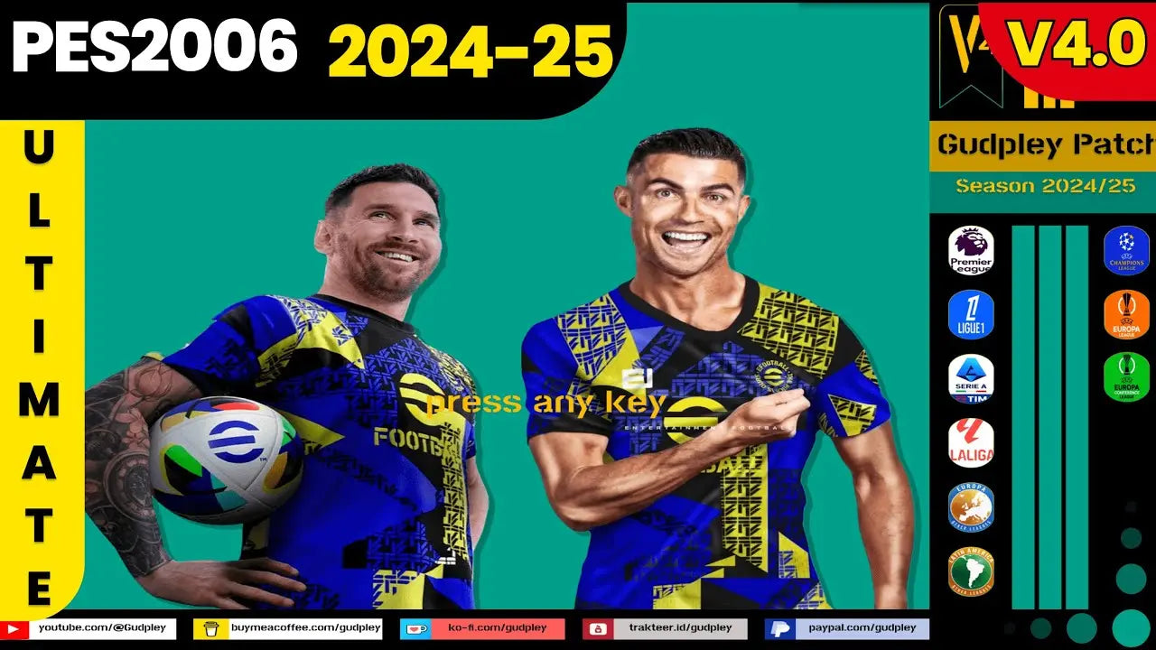 PES 2006 - Gudpley Patch Season 2025 |  Ultimate Edition (PC)