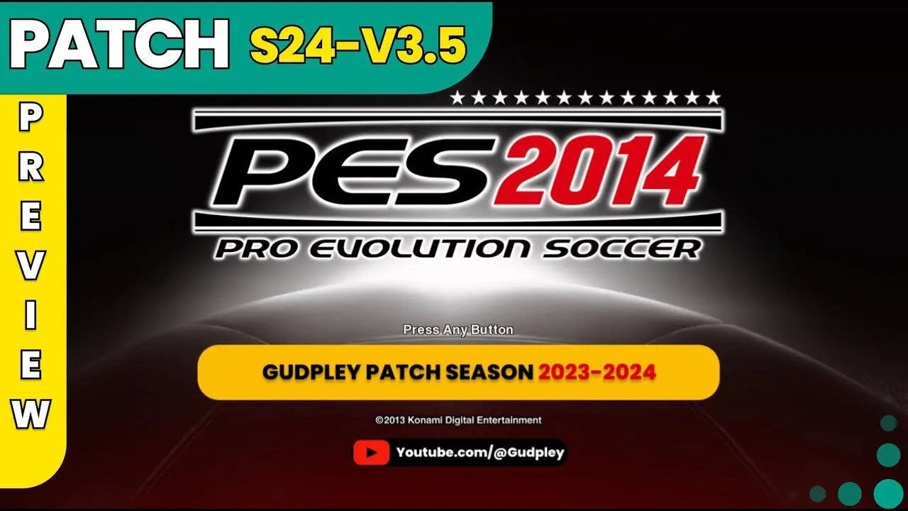 PES 2014 - Gudpley Patch Season 2023/24 (PC)